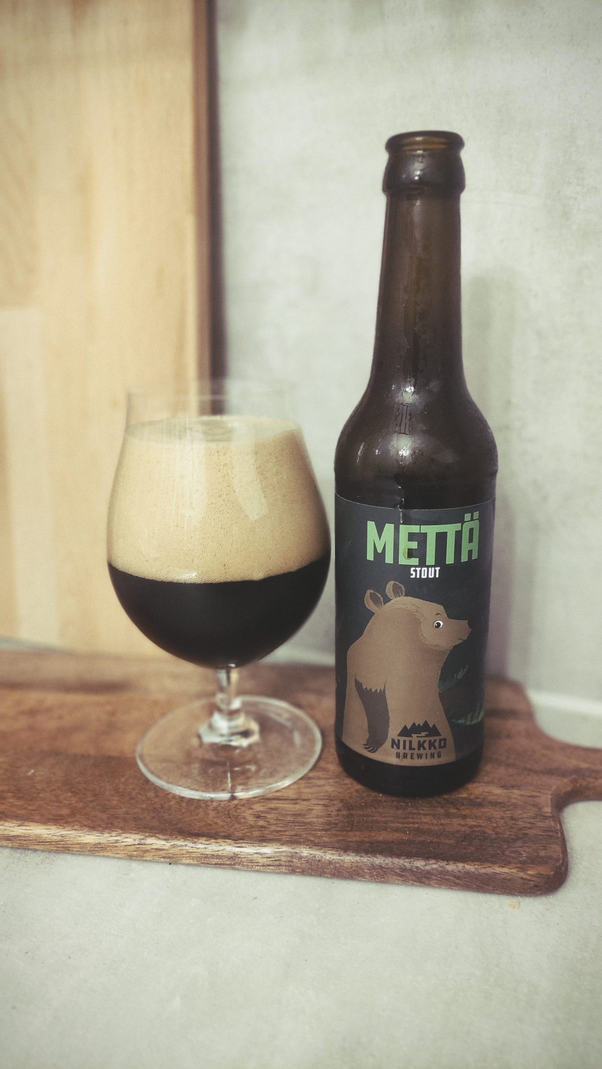 Kuva oluesta Nilkko Brewing Mettä Stout