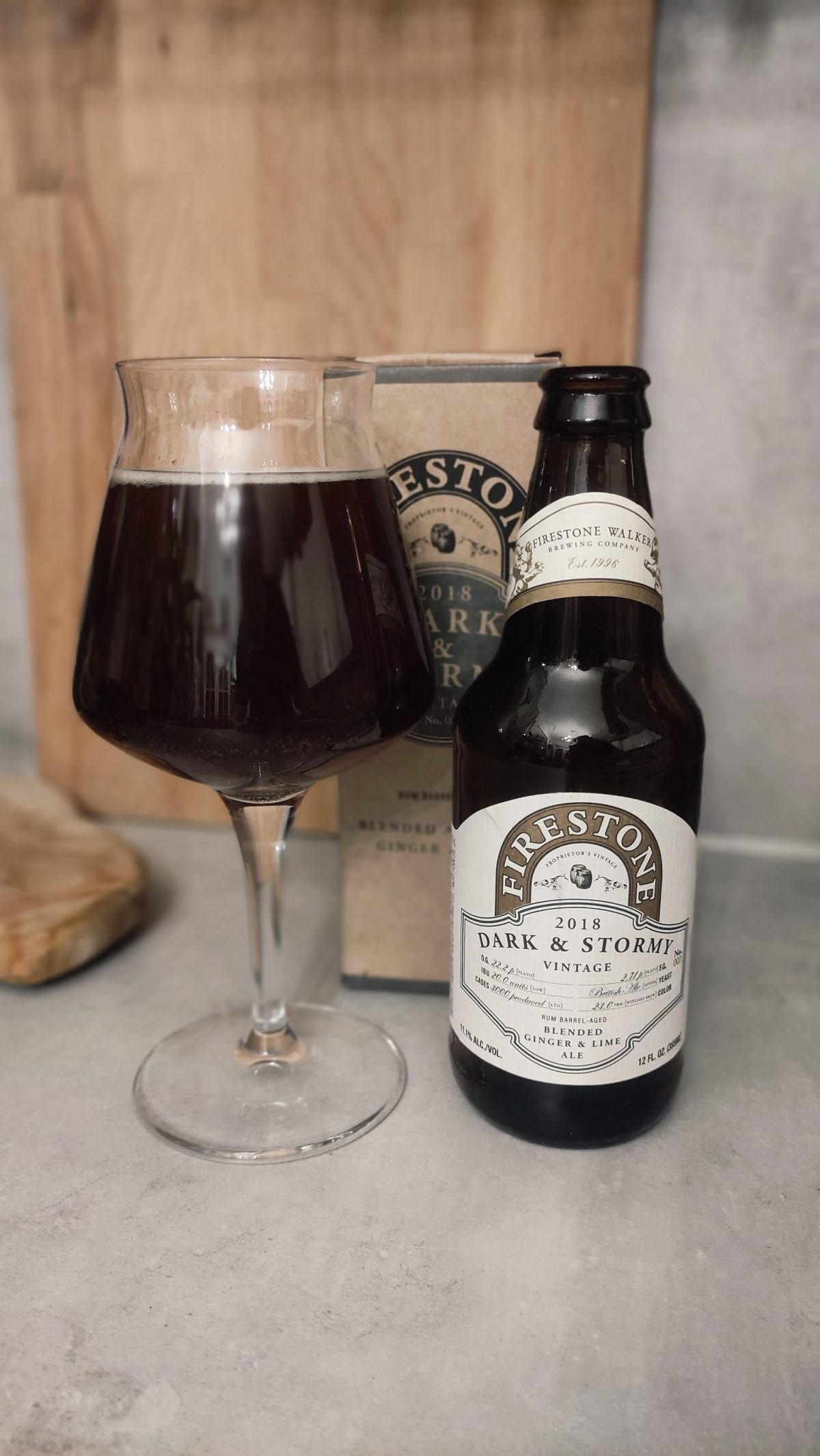 Kuva oluesta Firestone Walker Dark & Stormy 2018