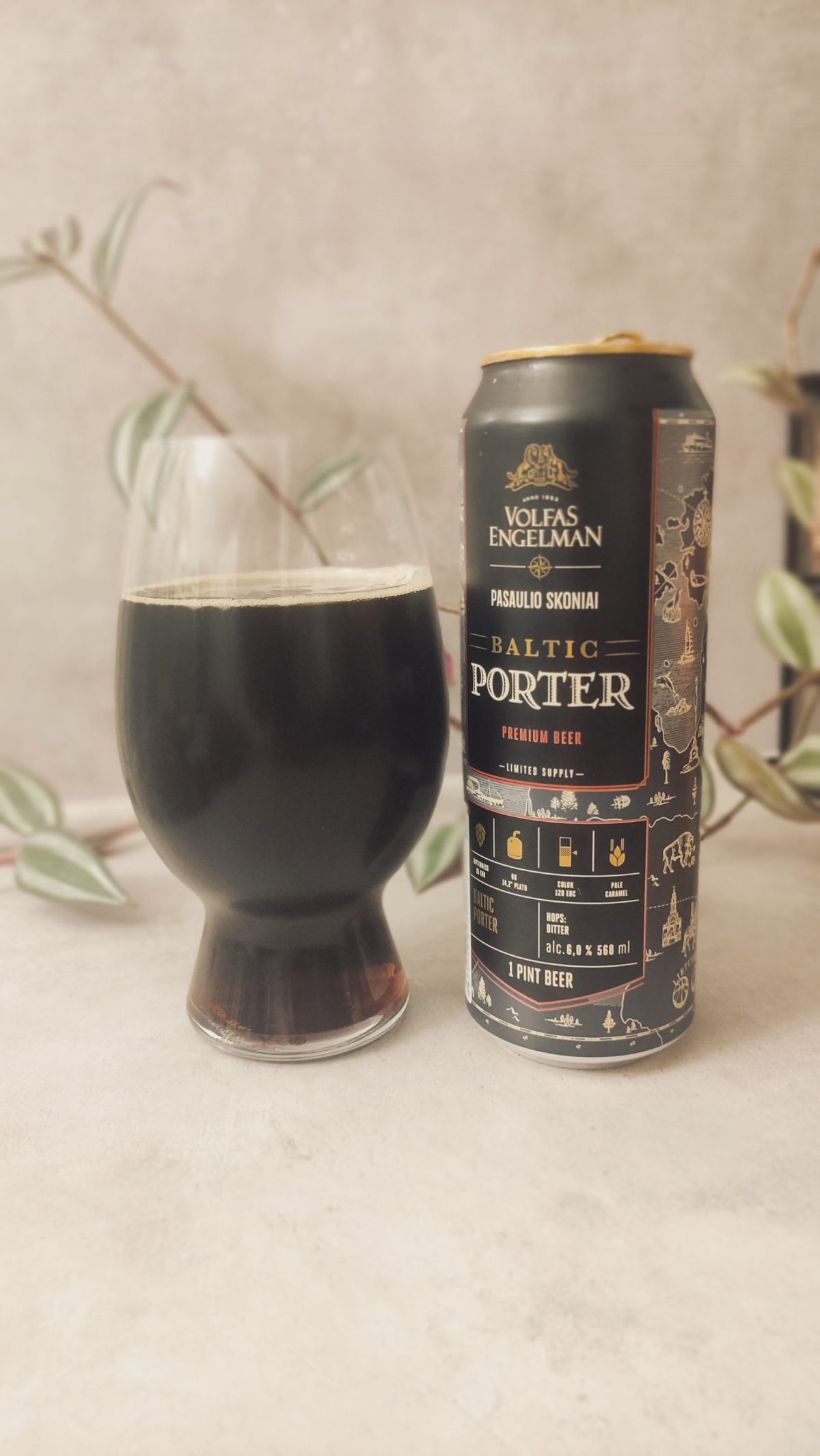 Kuva oluesta Volfas Engelman Baltic Porter
