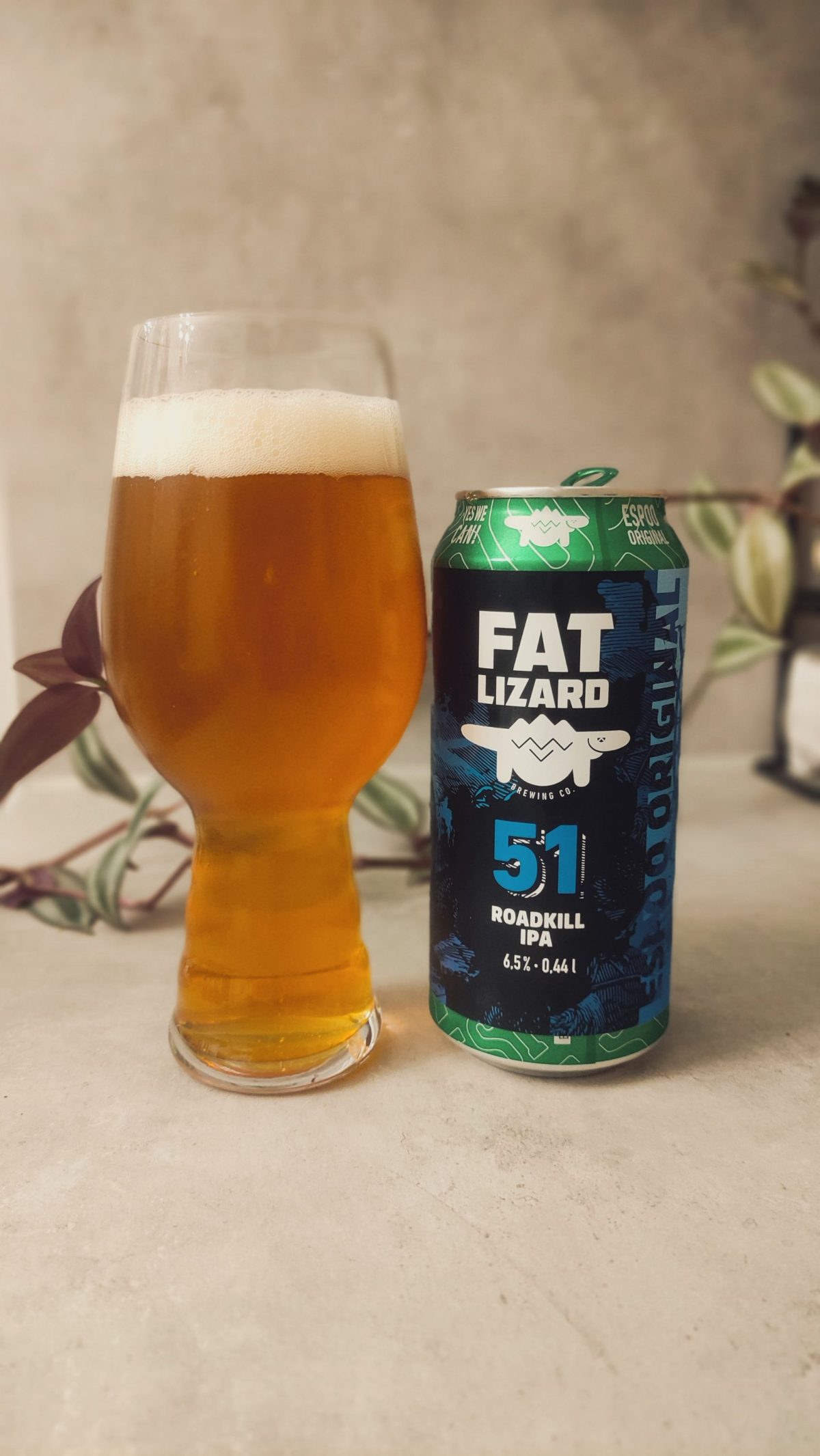 Kuva oluesta Fat Lizard 51 Roadkill IPA