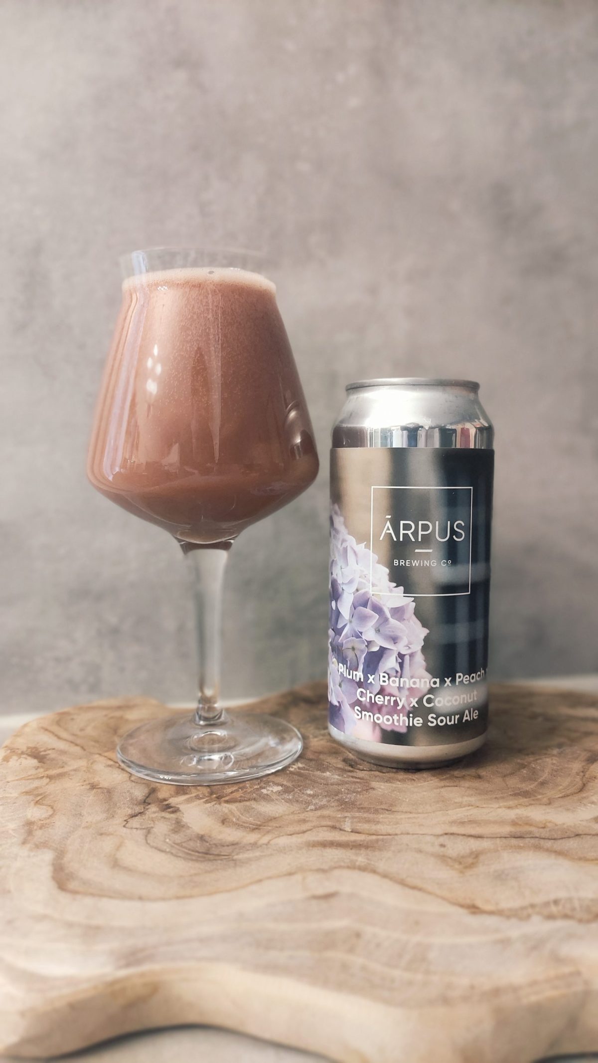 Kuva oluesta Arpus Brewing Co. Plum x Banana x Peach x Cherry x Coconut Smoothie Sour Ale