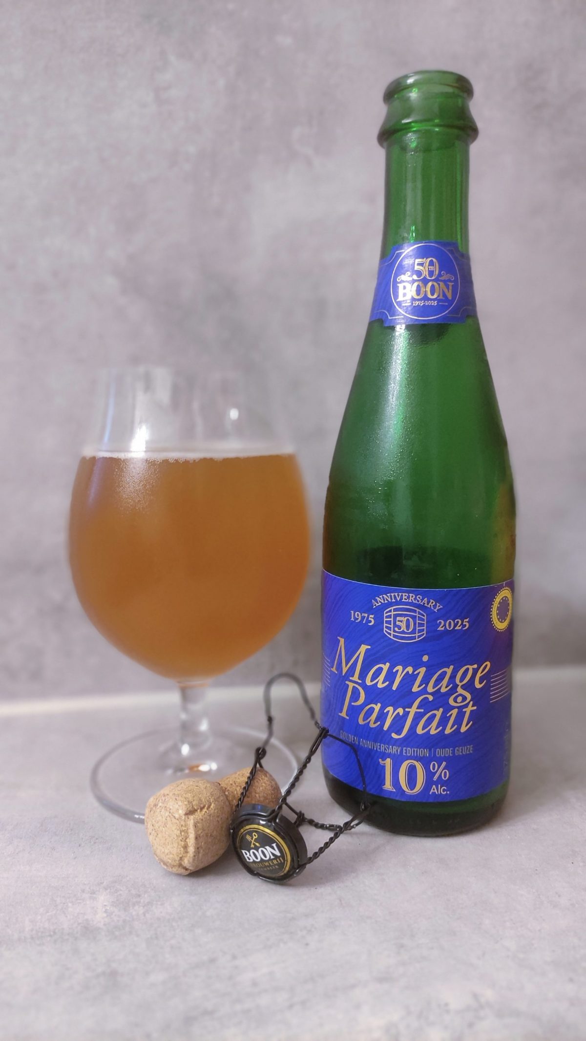 Kuva oluesta Brouwerij Boon Geuze Mariage Parfait Golden Anniversary Edition