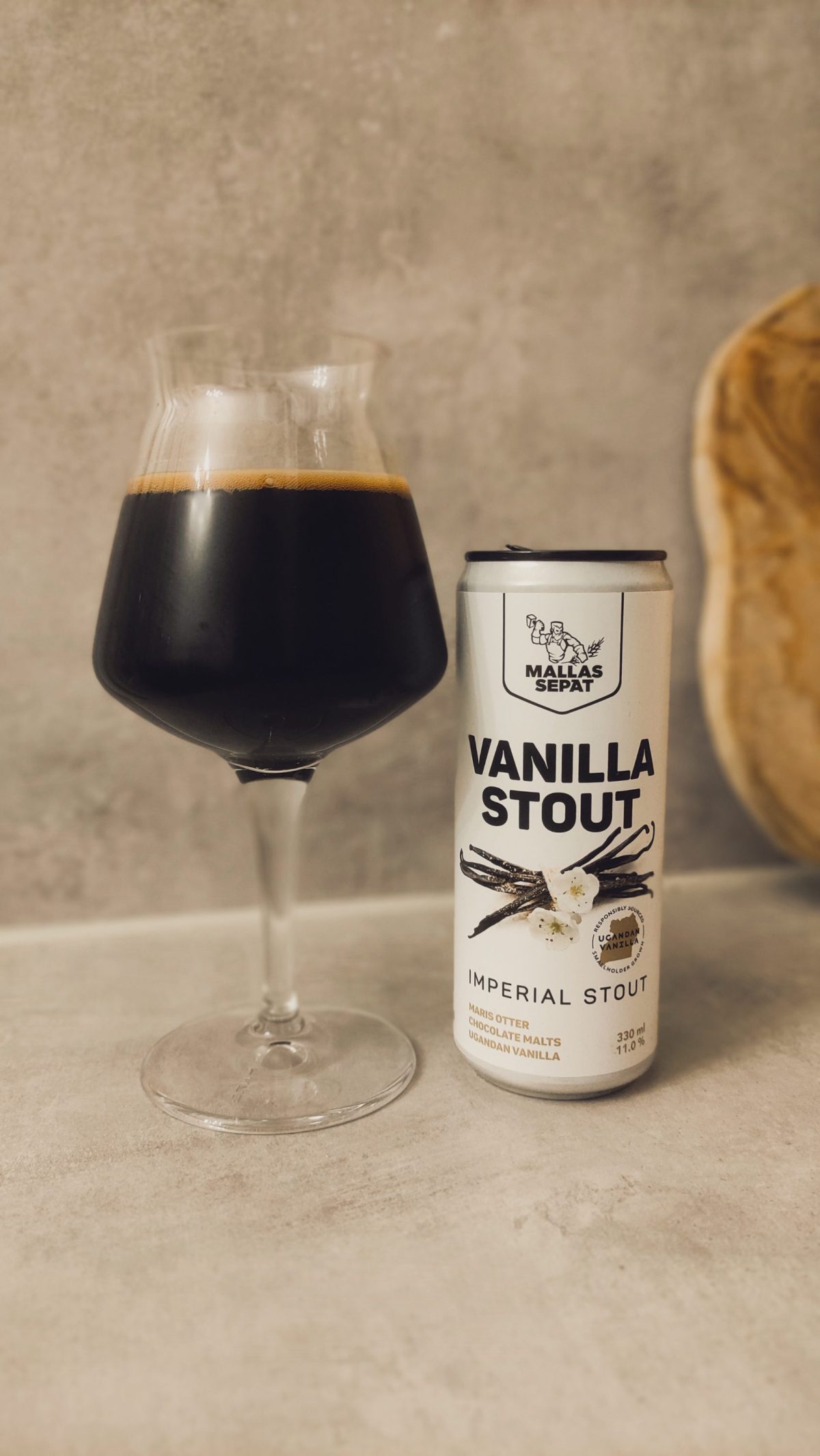 Kuva oluesta Mallassepät Vanilla Stout